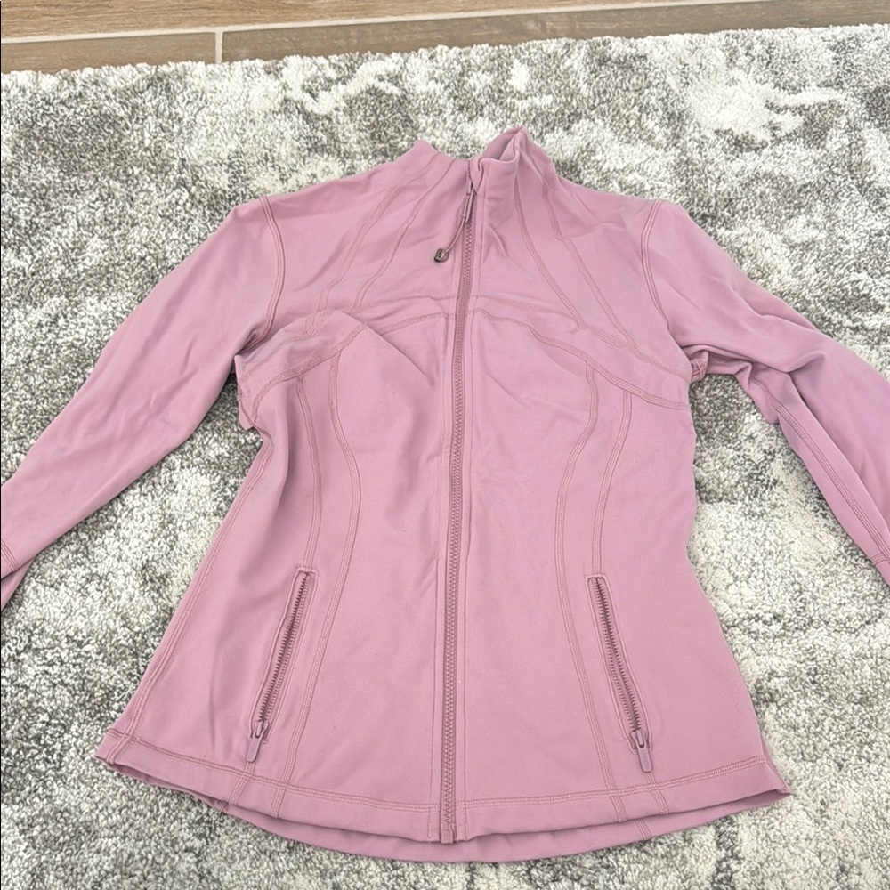 Lululemon Athletica Pink Utility Jacket with Standing Collar
